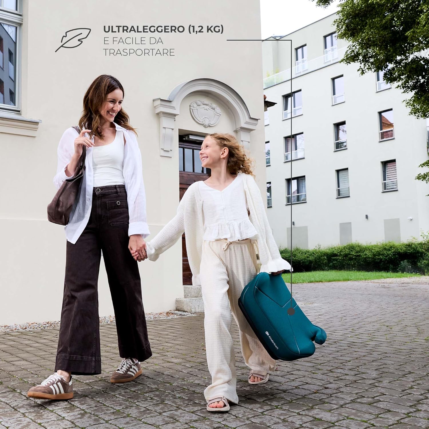 Detalle 2 de Kinderkraft I-BOOST 2 I-SIZE: Seggiolino rialzato per bambini 125–150 cm, 6–12 anni