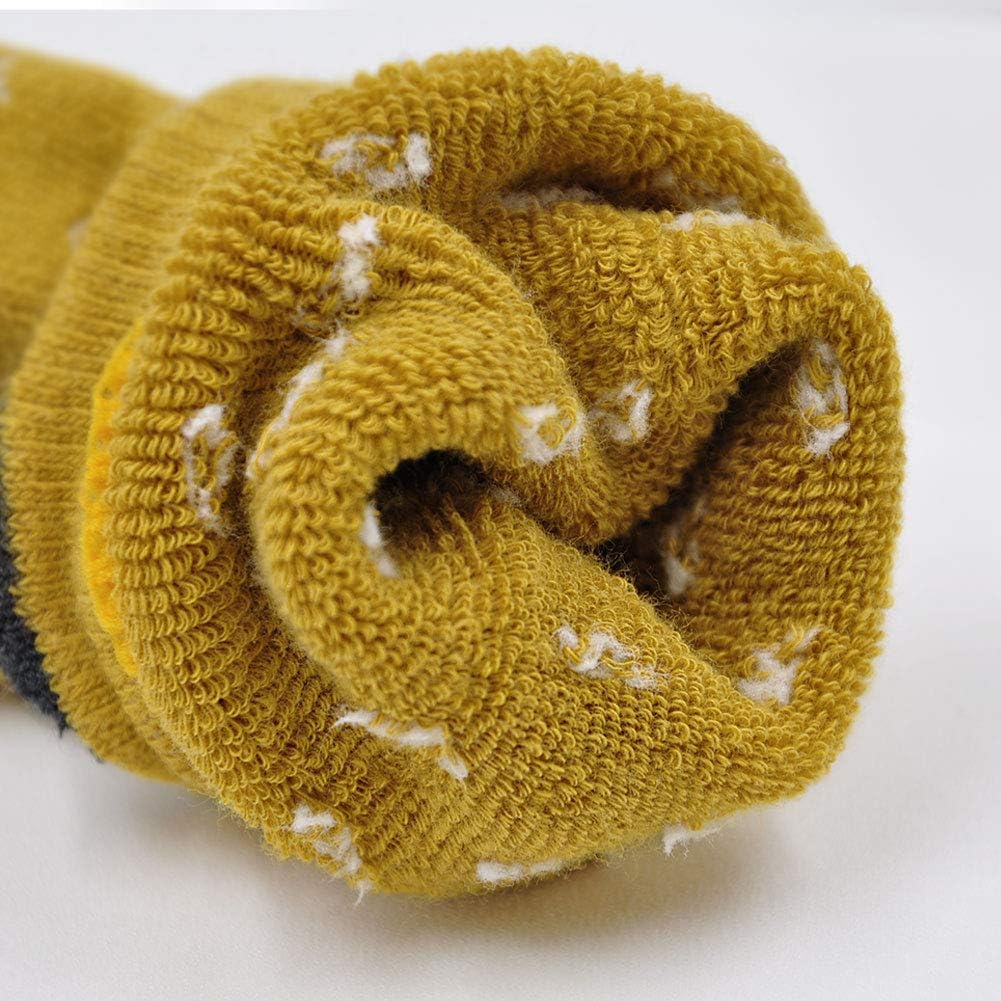 Thumbnail 4 de LOFIR Chaussettes chaudes en coton pour enfants – 6 paires, taille 20-34