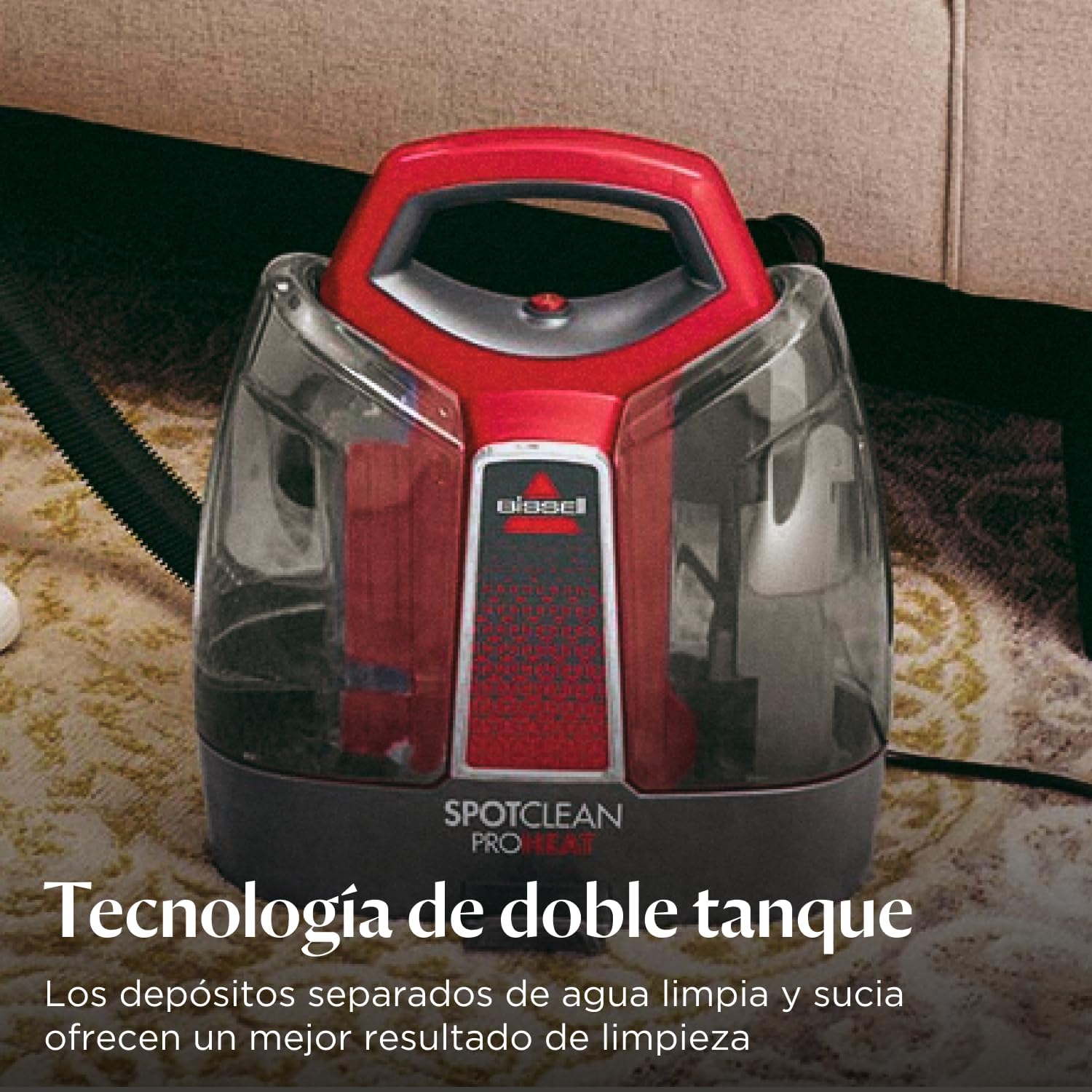 Detalle 1 de BISSELL SpotClean ProHeat, Aspiradora de Agua Tapicería