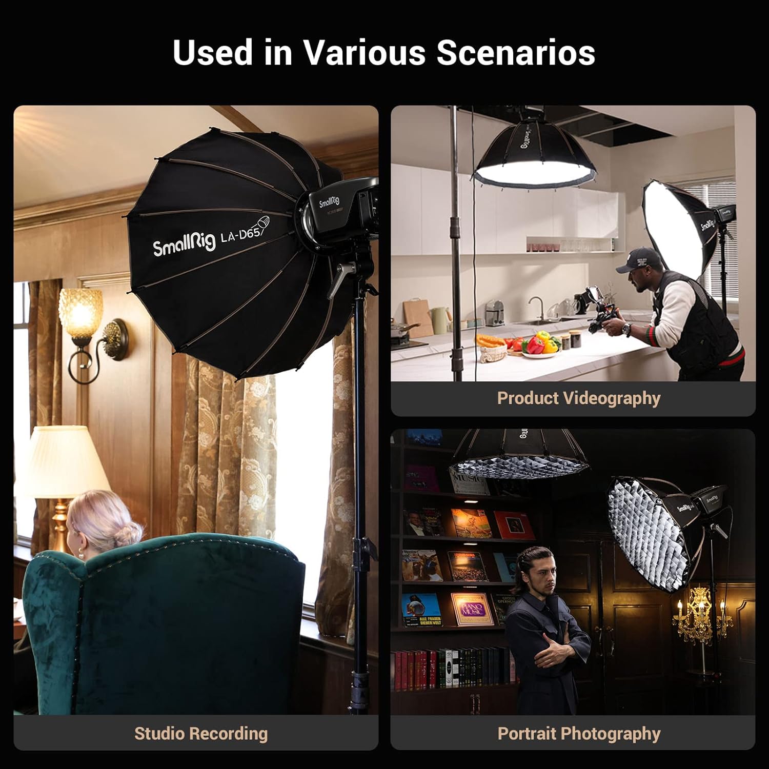 Thumbnail 4 de SMALLRIG LA-D65 Softbox 65cm für Bowens