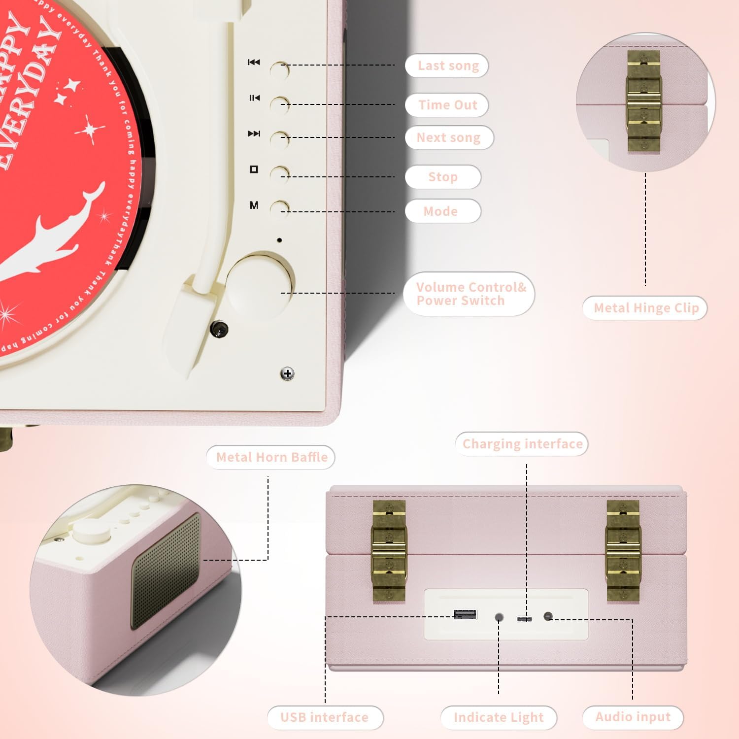 Thumbnail 6 de Time Music Box Lecteur CD 3600 mAh