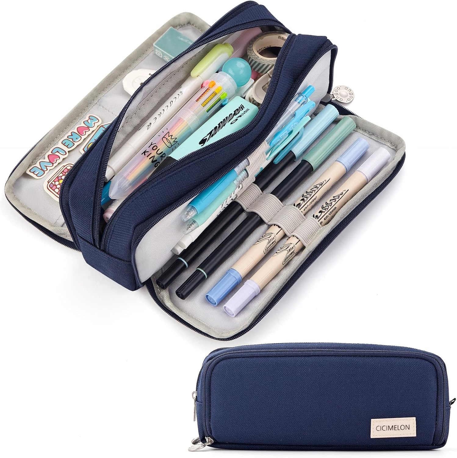 Detalle de CICIMELON Pencil Case, 3 Compartments