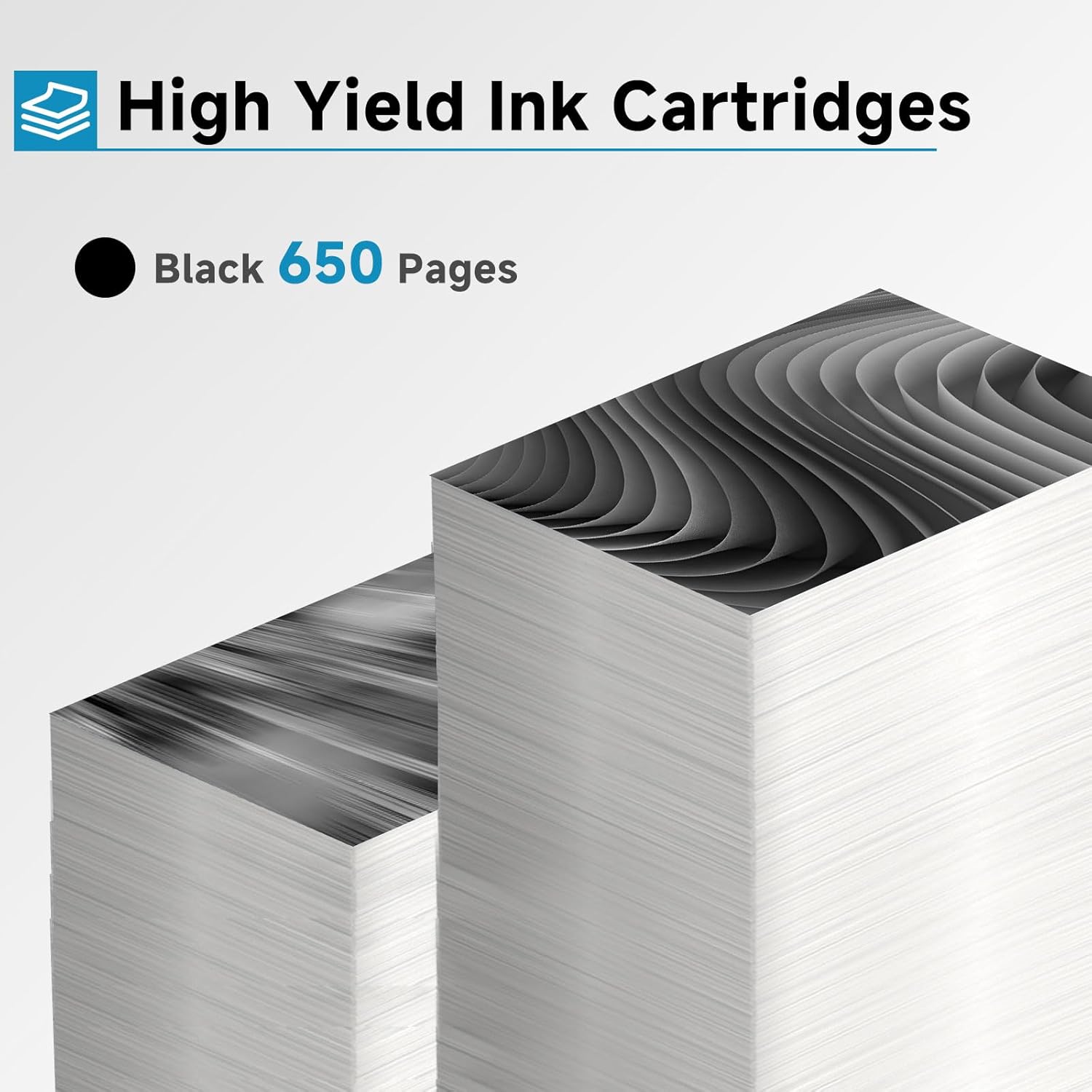 Detalle de 67XL Black Ink Cartridges (2-Pack) Replacement for HP 67XL Printers