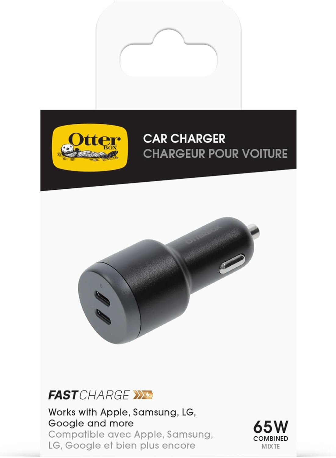 Detalle 2 de OtterBox Dual USB‑C Car Charger 65W