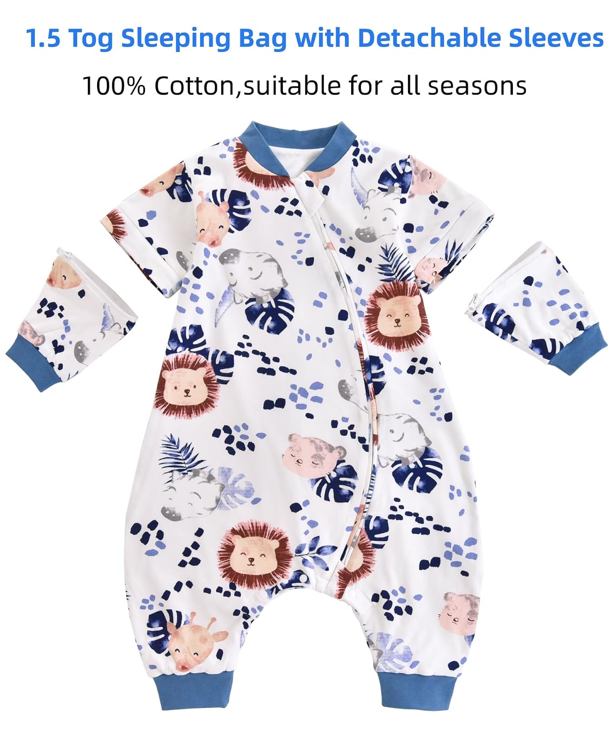 Detalle 2 de Chilsuessy Babyschlafsack 1.5 Tog Ganzjährig