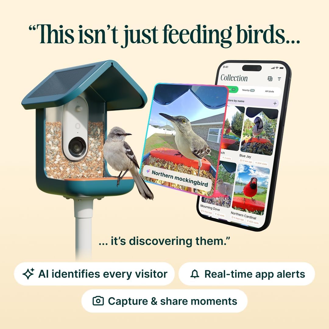 Detalle de Bird Buddy Bird Feeder Cam with AI