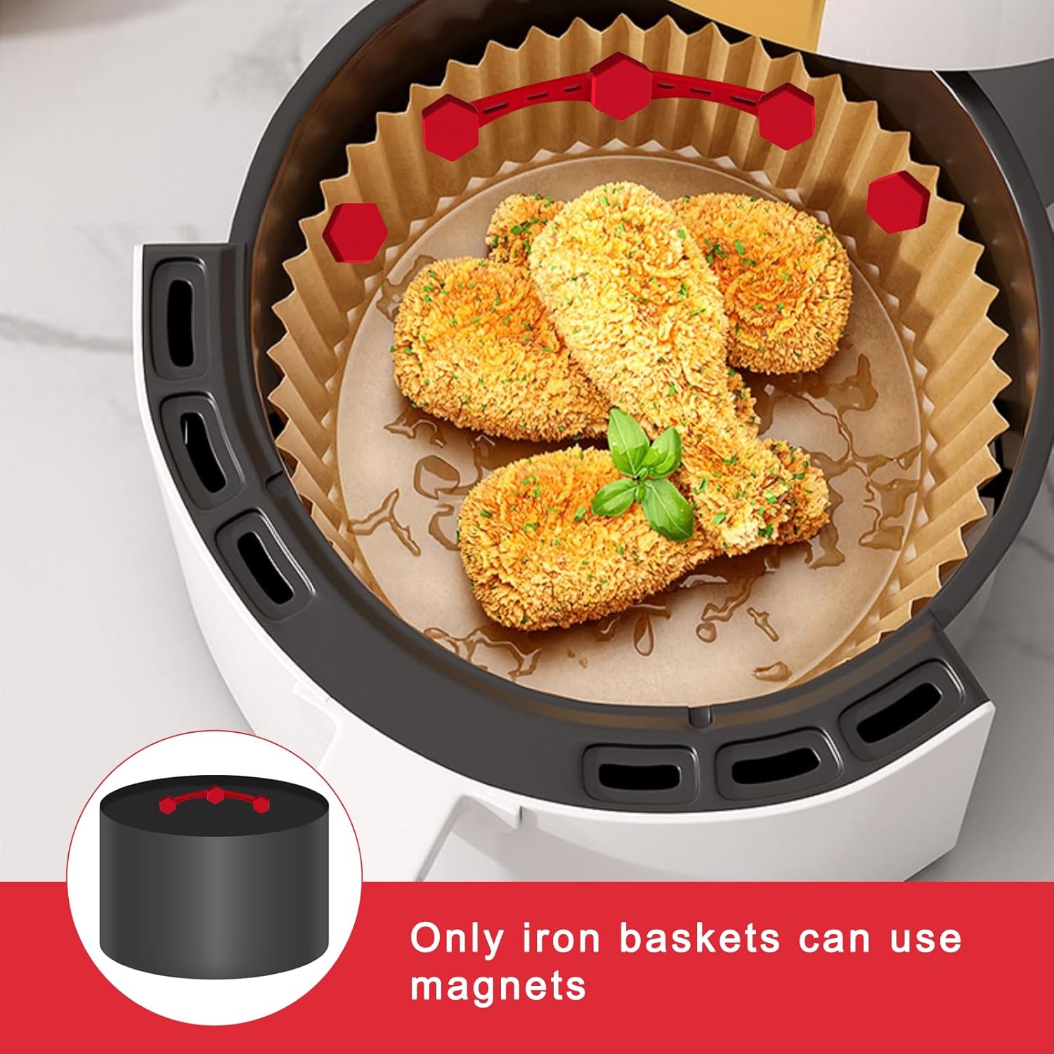 Thumbnail 3 de Air fryer magnet silicone buckles