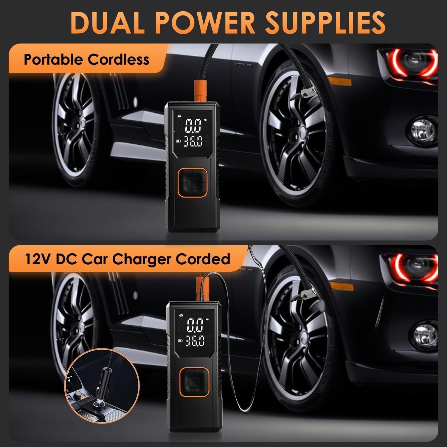 Thumbnail 4 de FUPYG Portable Tire Inflator 150 PSI