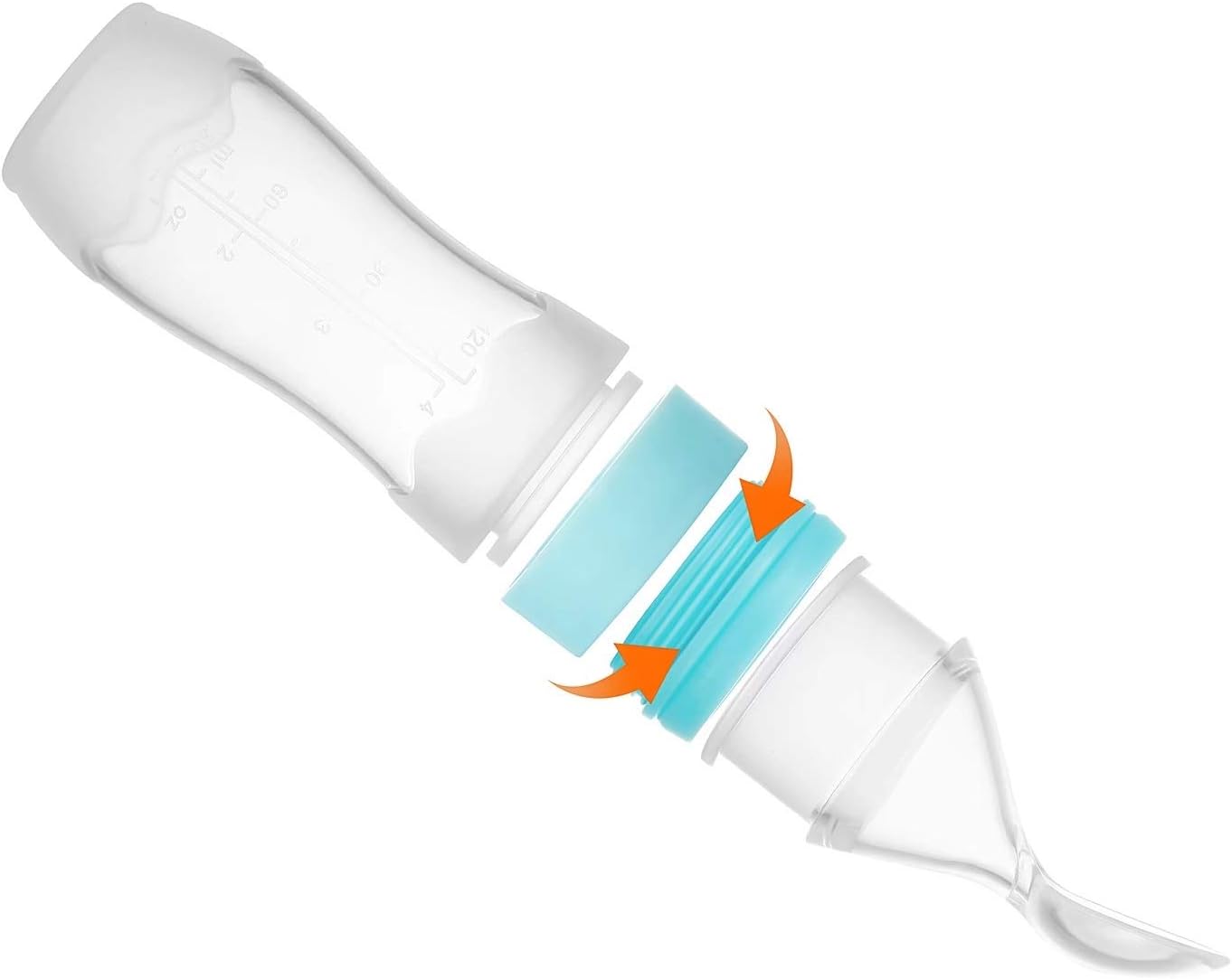 Thumbnail 6 de PandaEar Dispensing Spoon siliconen babyvoedinglepels, BPA-vrij en vaatwasmachinebestendig