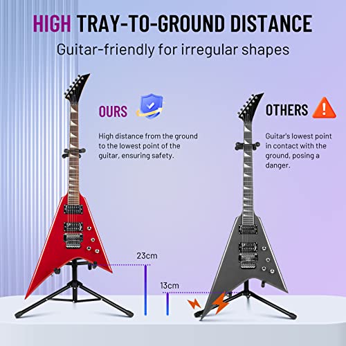 Thumbnail 2 de CAHAYA Support de Guitare Double avec Support de Manche – Stand robuste pour 2 guitares (CY0321)