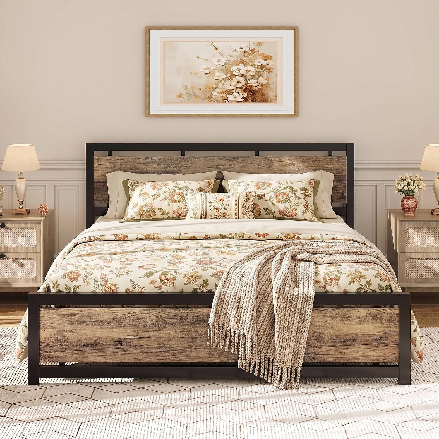 Detalle de LIKIMIO California King Bed Frame