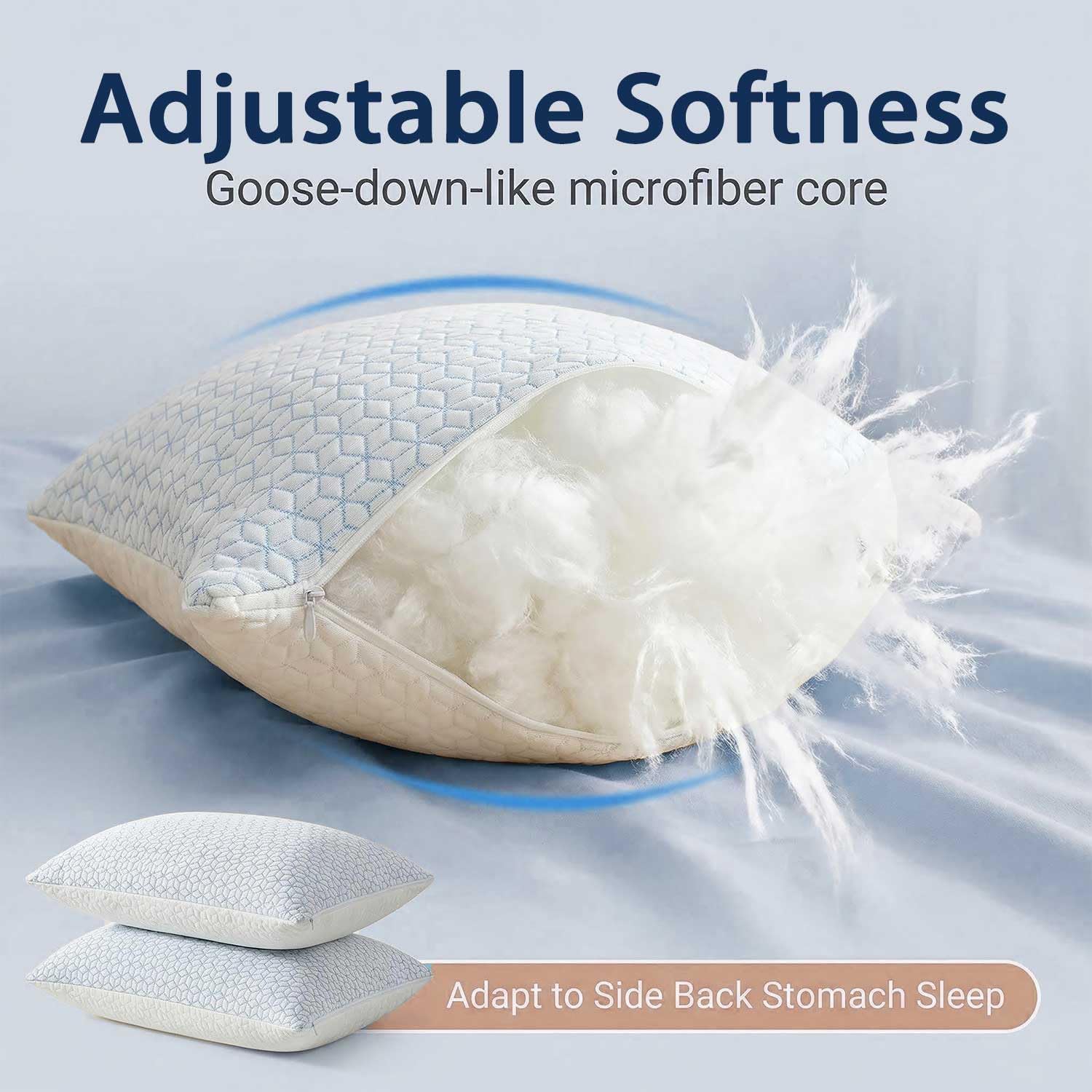 Thumbnail 1 de Faux-goose down pillows, set of 2