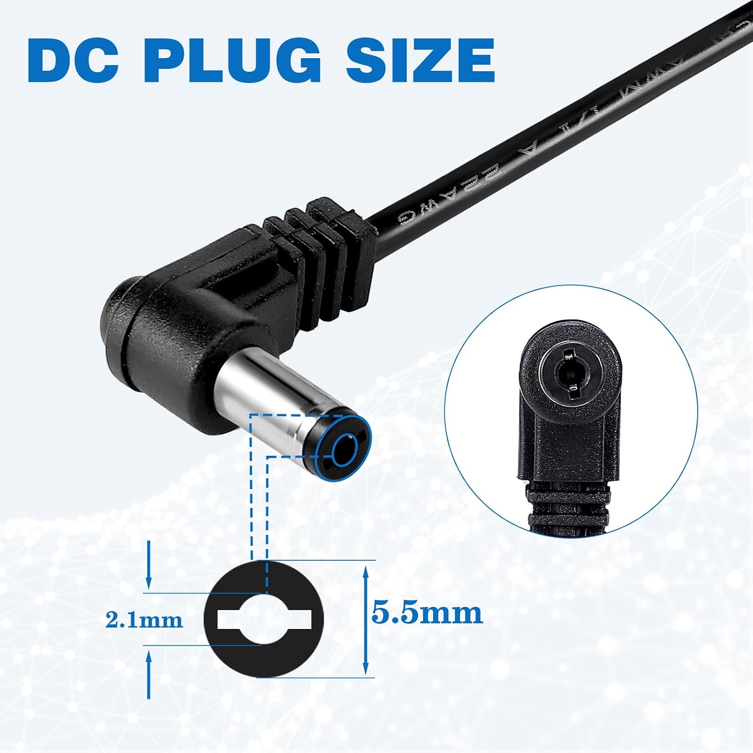 Detalle de WUYELIN 9V AC電源アダプター 1.3A・2ピン、Digitech RPシリーズ対応