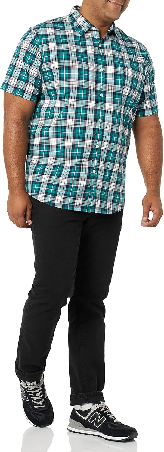 Thumbnail 2 de Amazon Essentials men’s short-sleeve stretch poplin shirt (Big & Tall)