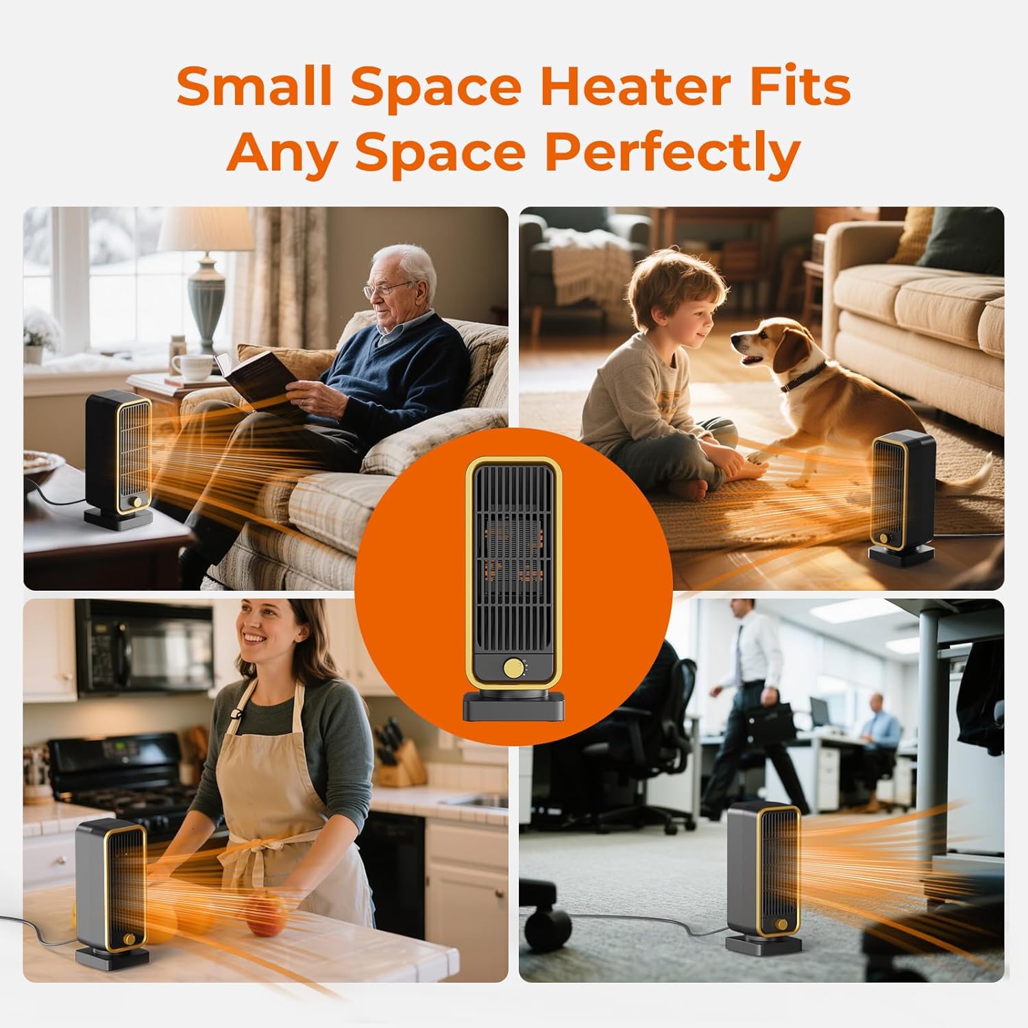 Thumbnail 5 de Fitabok Electric Heater 900W portable heater