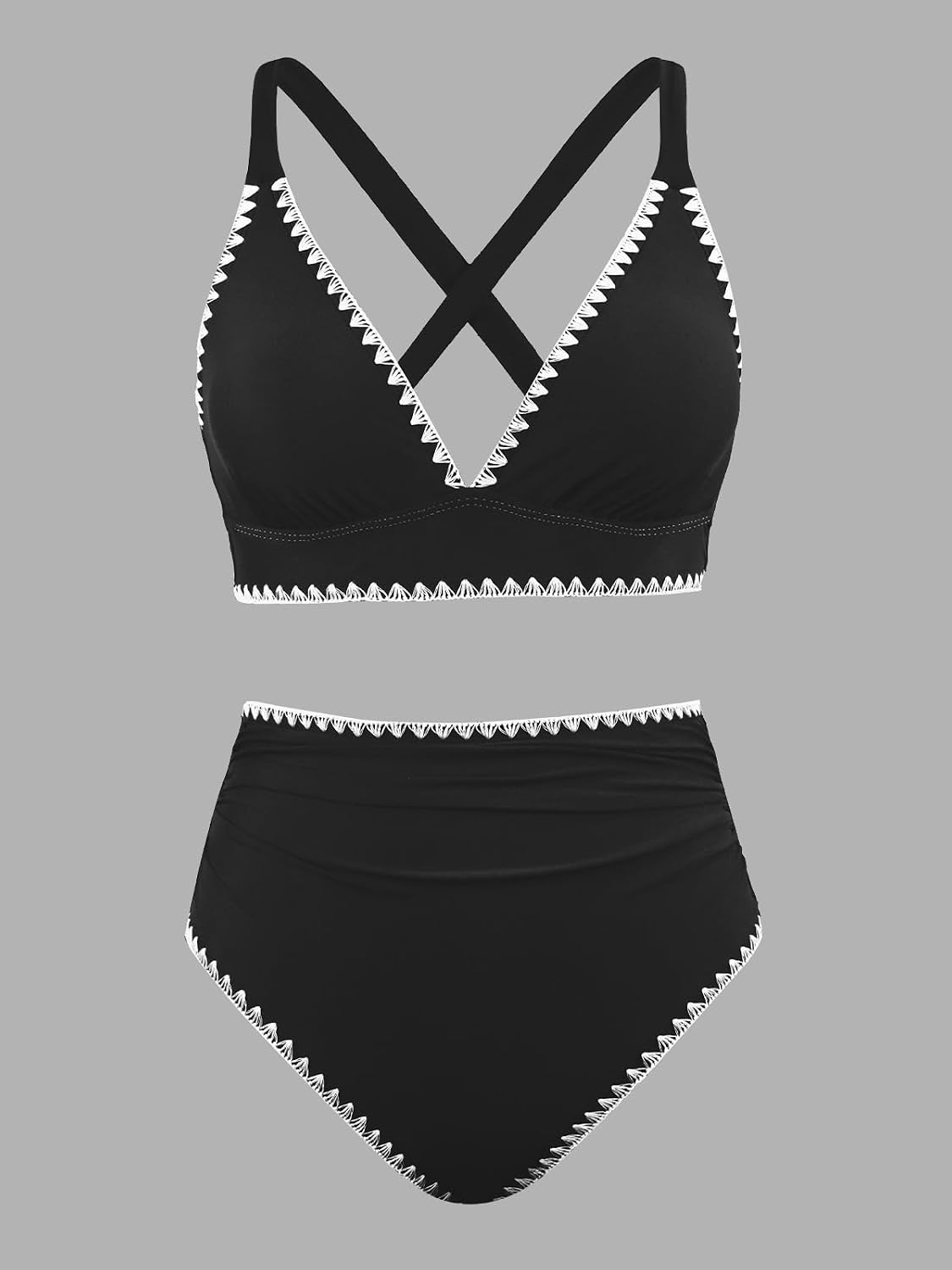 Thumbnail 5 de CUPSHE Ensemble bikini taille haute femme