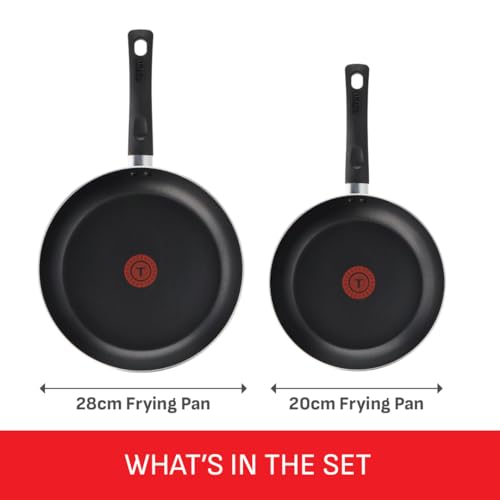 Thumbnail 2 de Tefal Taste Non-Stick Twin Frying Pan Set, 20 cm & 28 cm – Black