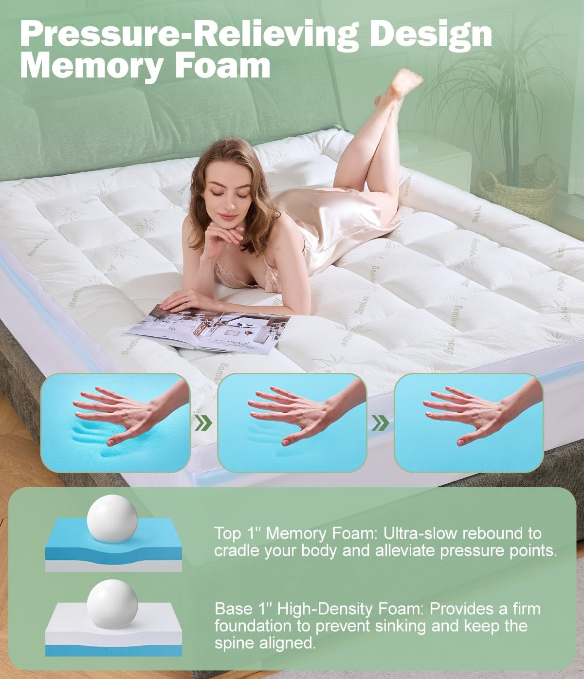 Thumbnail 6 de Fracho Mattress Topper 4-Inch