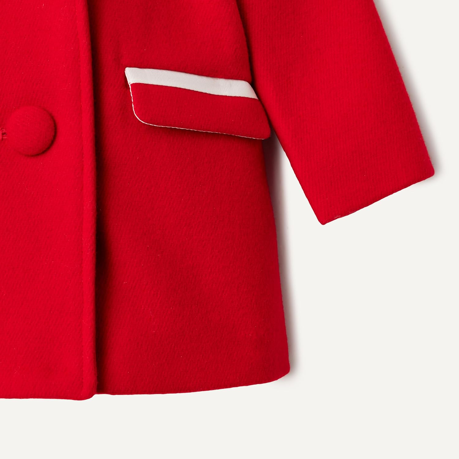 Detalle de Amazon Essentials x Sofia Grainge Toddlers and Baby Girls' Wool Blend Dress Coat