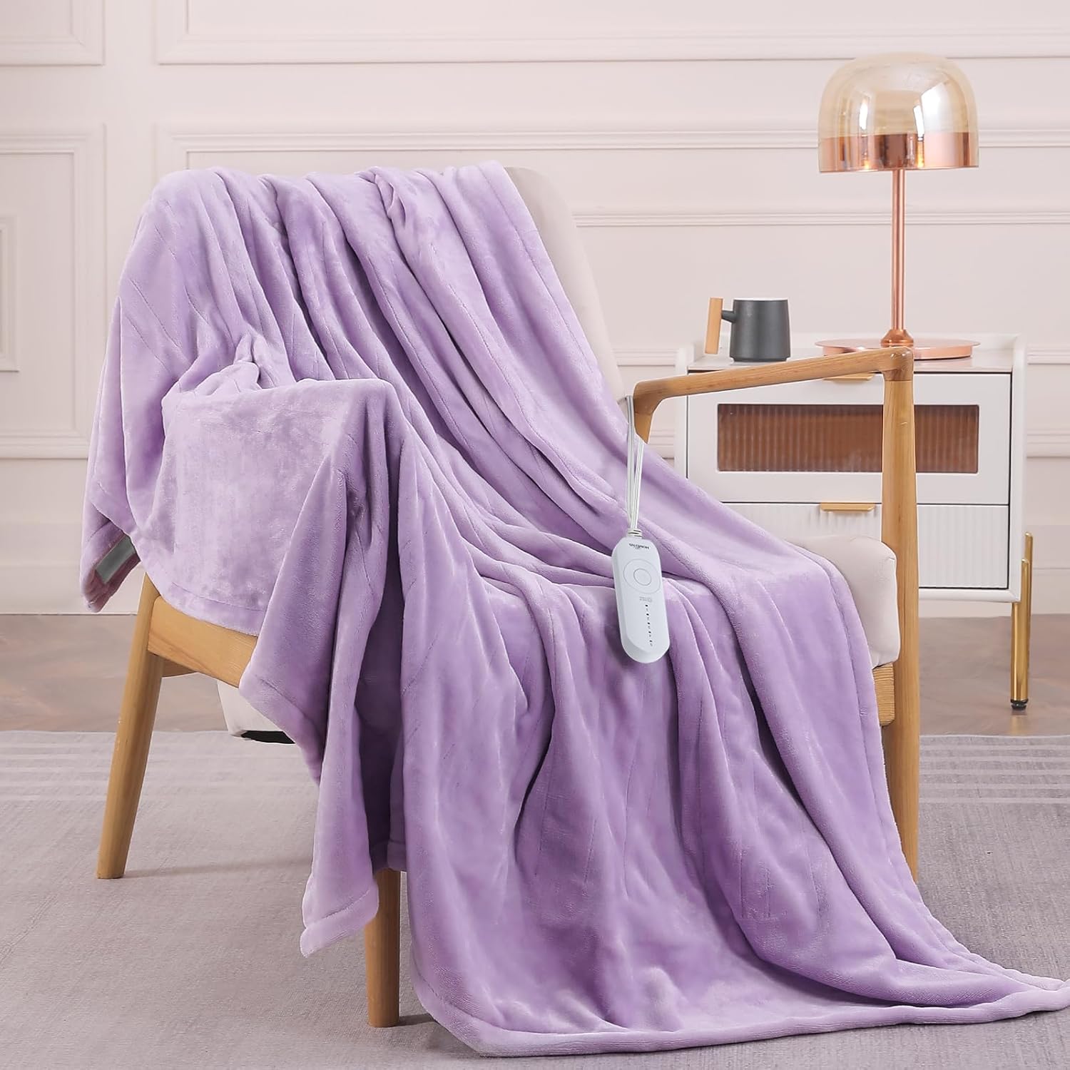 Thumbnail 6 de HOMLYNS LuxeHeat Heated Blanket 50x60 inches
