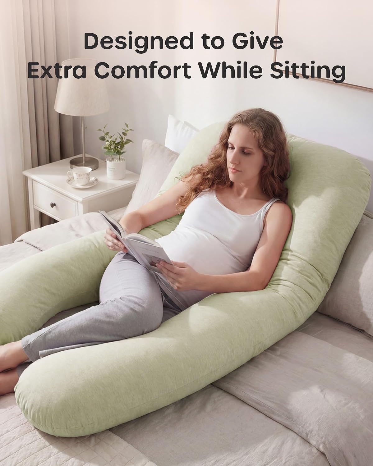 Detalle de Nuliie Pregnancy Pillow, U-Shaped