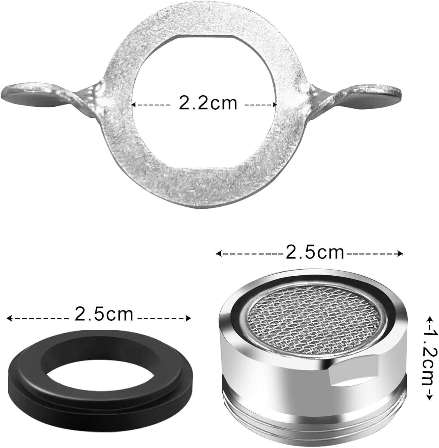 Detalle 2 de SURFOU Aireador Grifo Cocina M24 6 Unidades