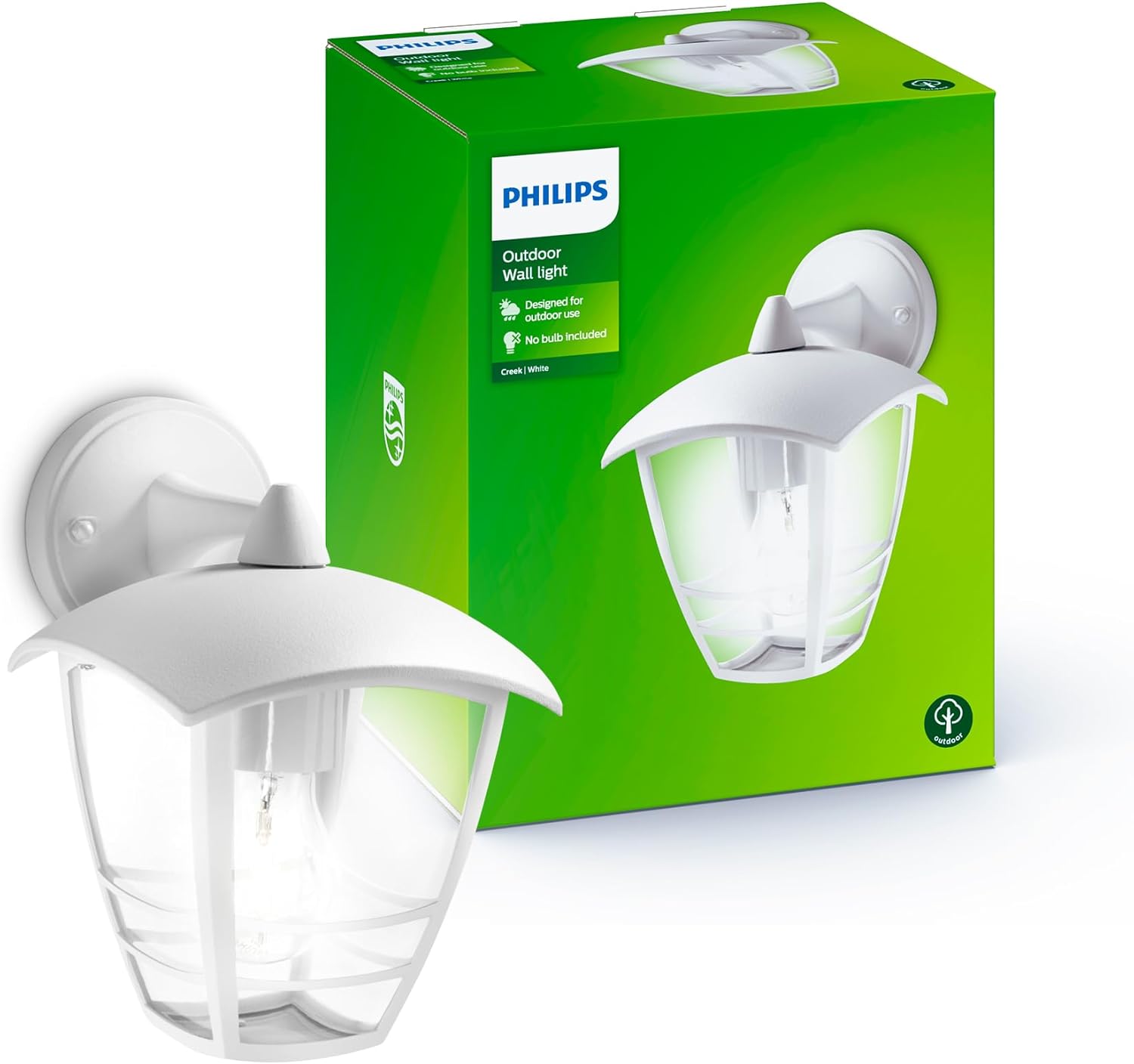 Thumbnail 4 de Philips Lighting Lampada da parete Creek, per esterni con luce bianca calda