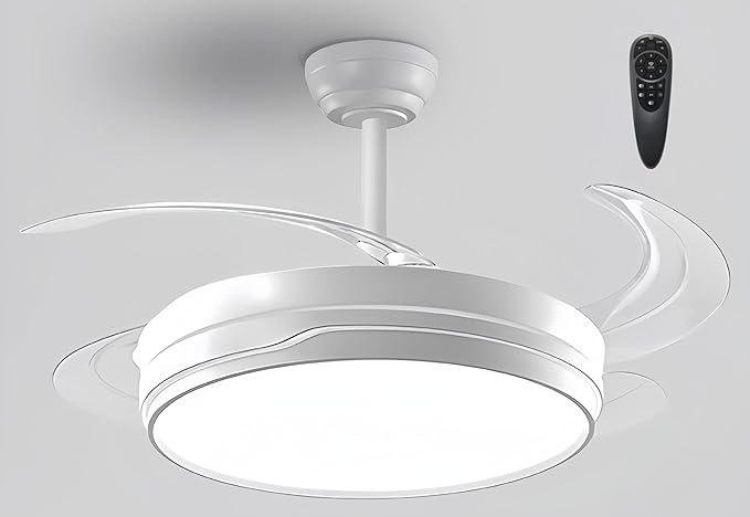 Detalle de LEDUNI ® Ventilador Invisible con Luz 84W y Control Remoto 🌀