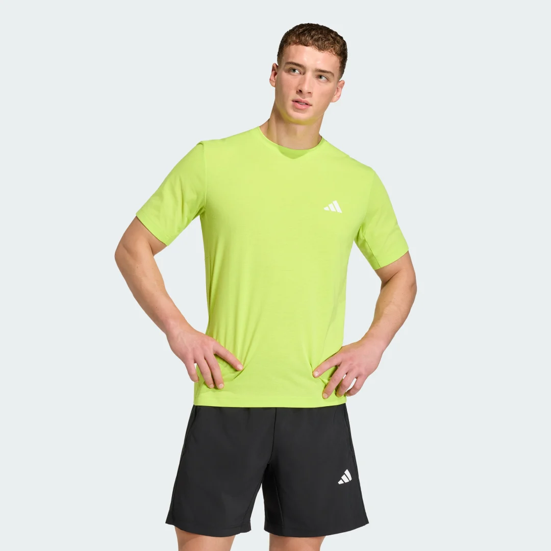 Detalle de Adidas Camiseta de entrenamiento Essentials Feelready – color Amarillo