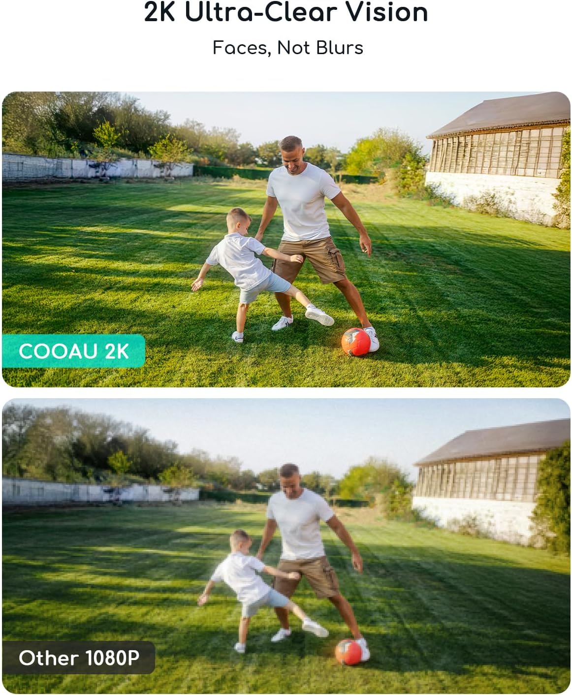 Thumbnail 3 de COOAU 2K Solar Security Camera Outdoor Wireless – Low-Light Panoramic 360° PTZ with AI Detection