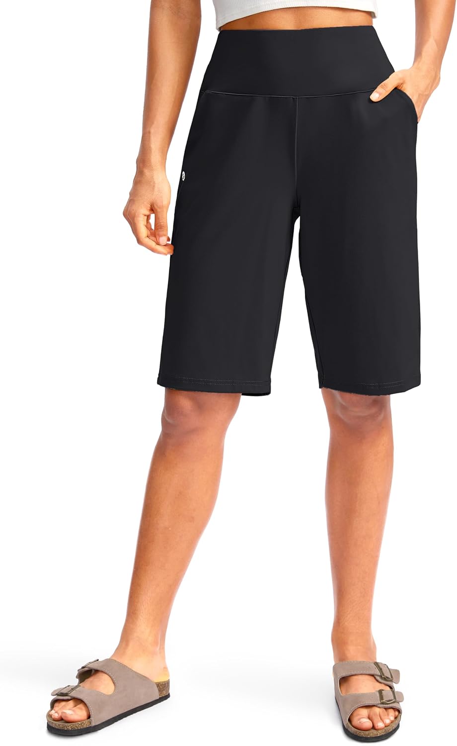 Detalle de G Gradual Women's Bermuda Shorts 12-Inch Inseam