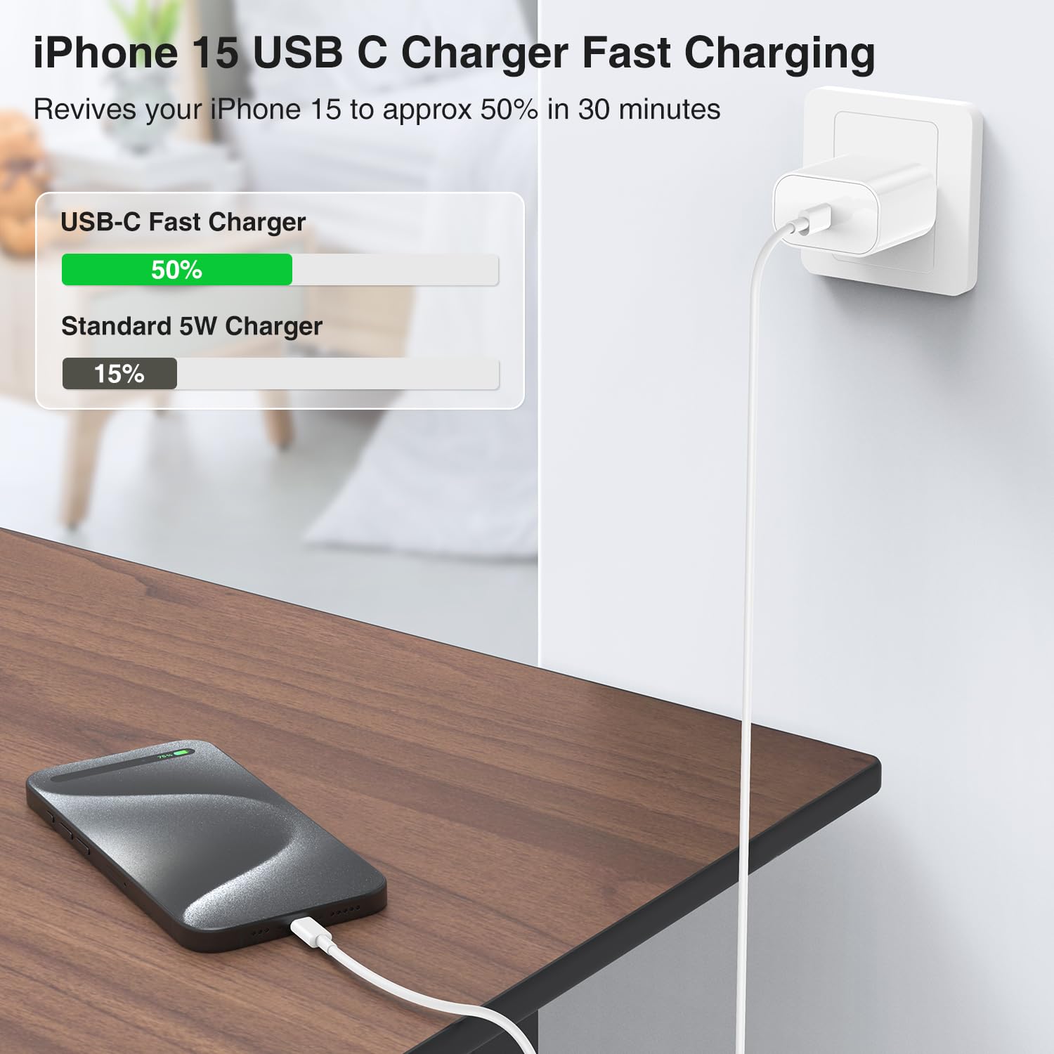 Thumbnail 1 de iPhone 17 Charger 20W USB C