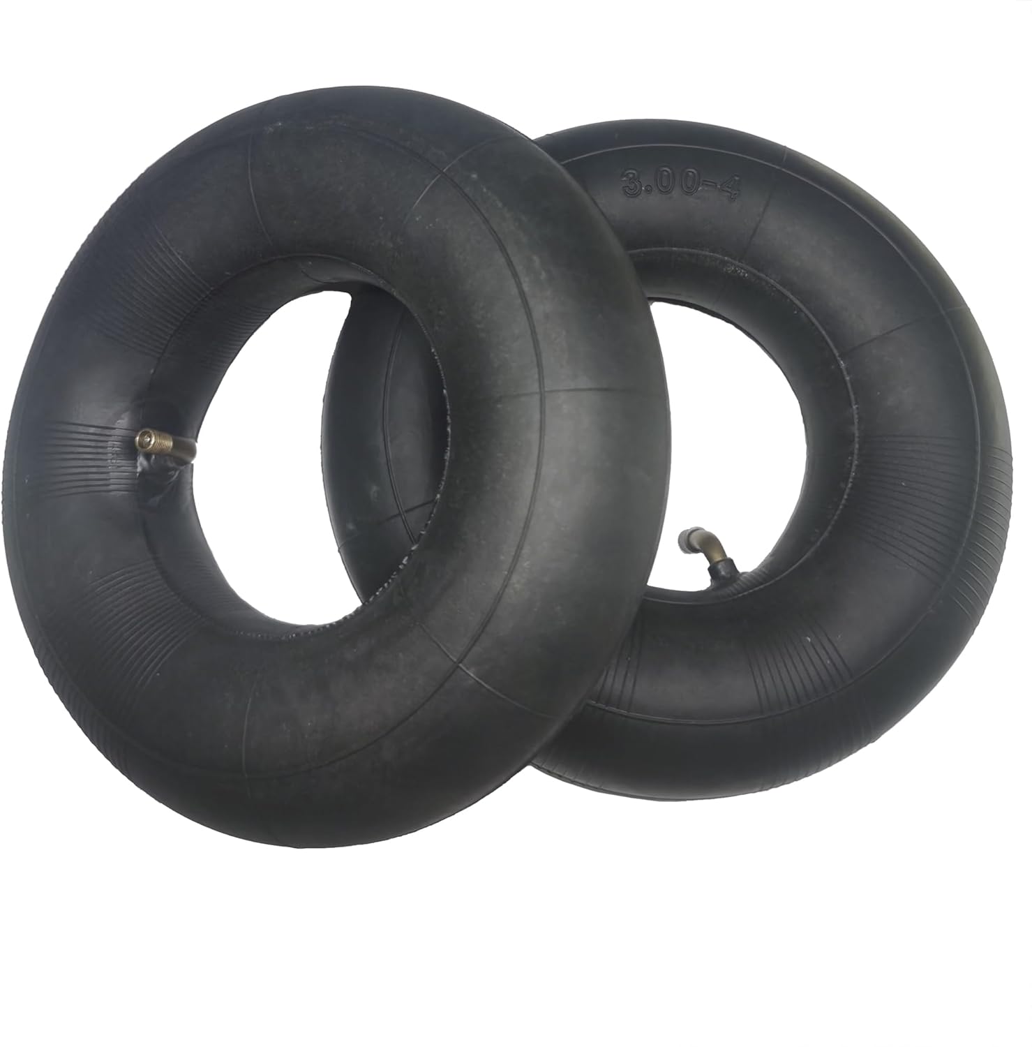 Detalle de 2 Pack 3.00-4 Inner Tubes for 10 x 3 Wheelbarrows, Scooters and Similar 260x85 Tire Sizes