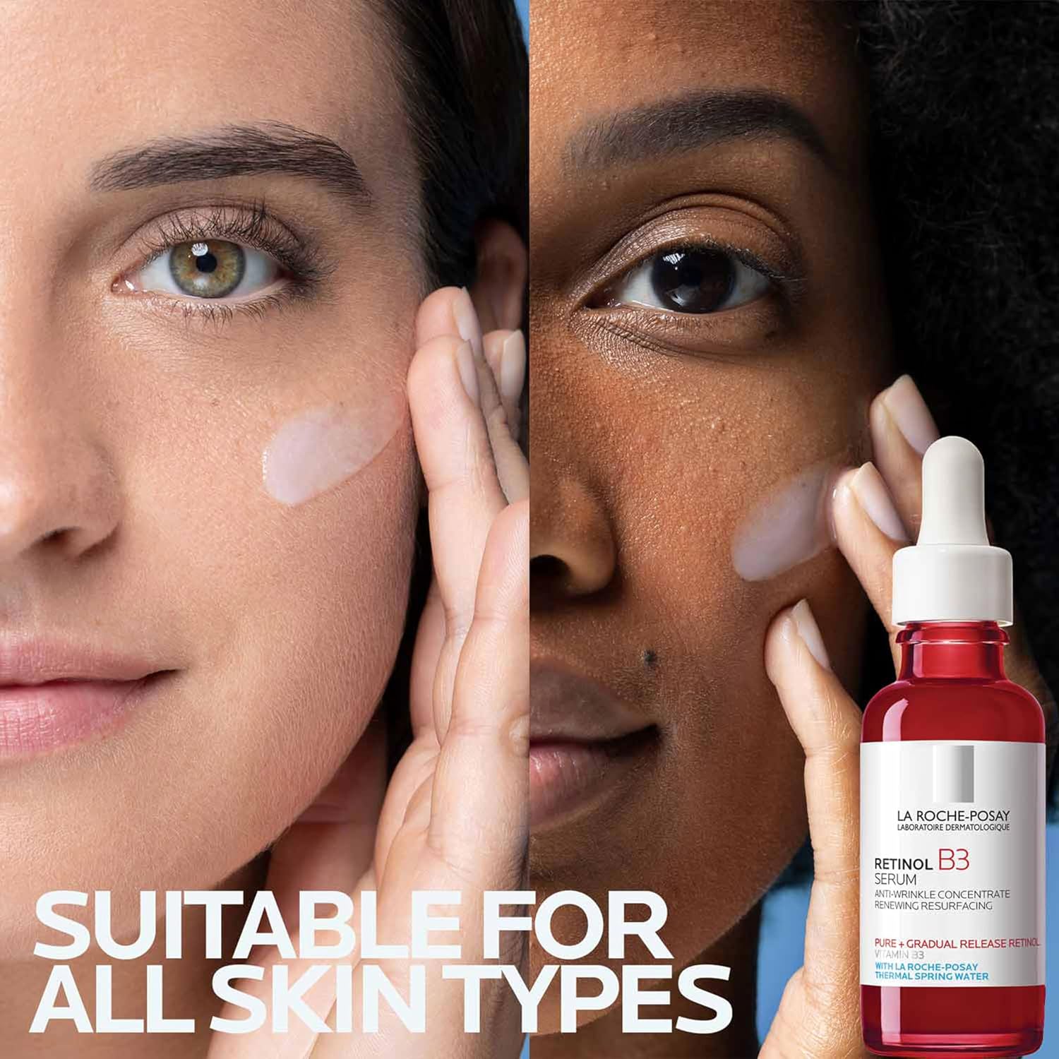Detalle 2 de La Roche Posay Anti-Falten Serum-Konzentrat – Retinol B3 für normale bis empfindliche Haut, 30 ml