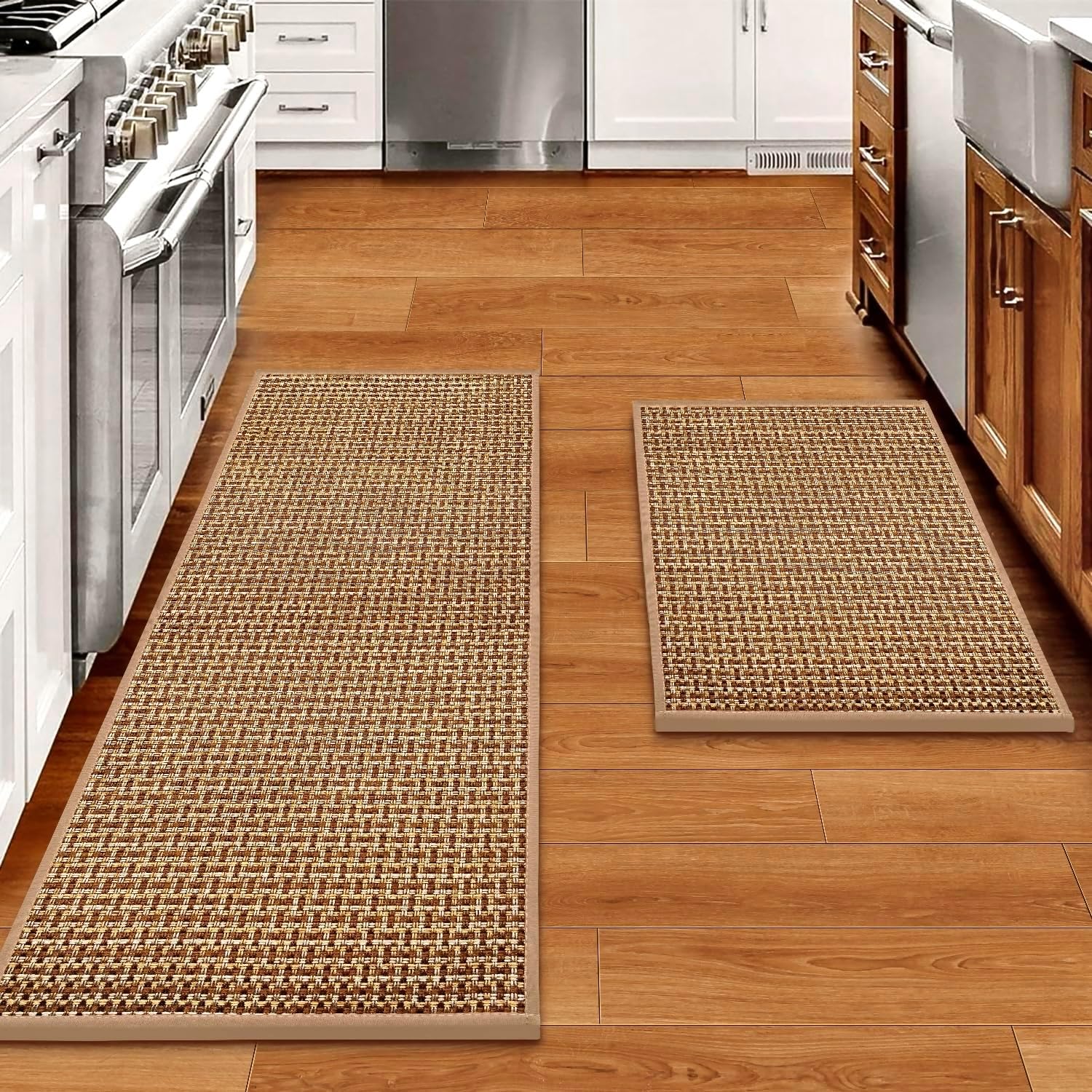 Thumbnail 6 de eqivei Kitchen Rugs 2-piece Set 🏠