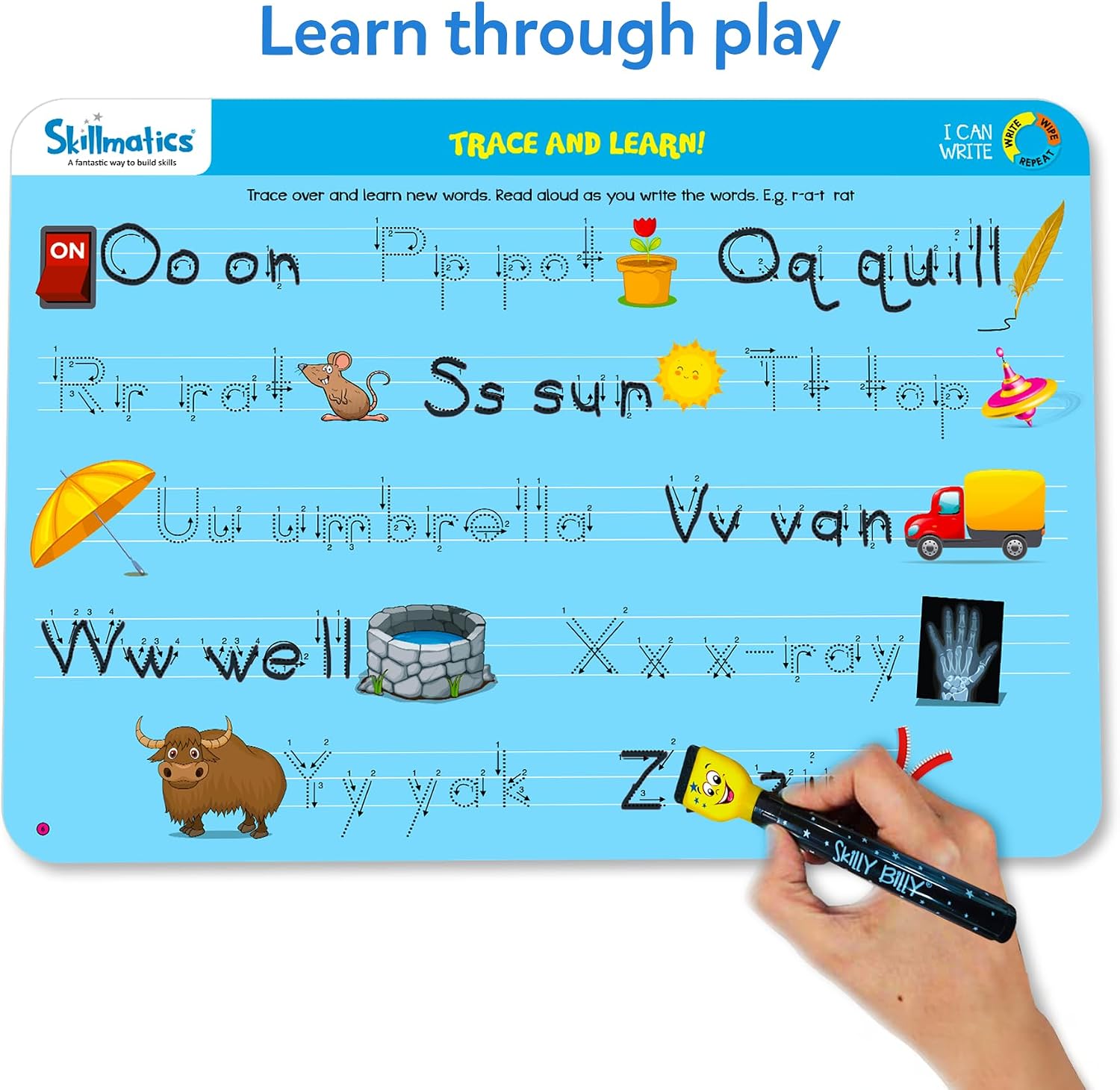 Thumbnail 3 de Skillmatics I Can Write Reusable Mats 14 Activities