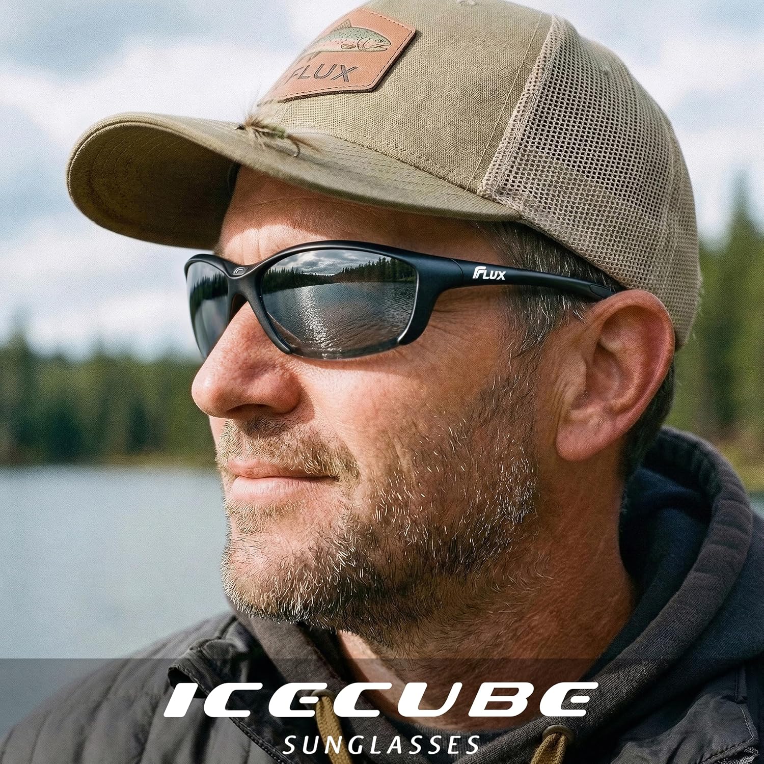 Detalle de ICECUBE SPORTECH Sport Sunglasses with Polarised UV400 Lenses (TR90 lightweight frame)