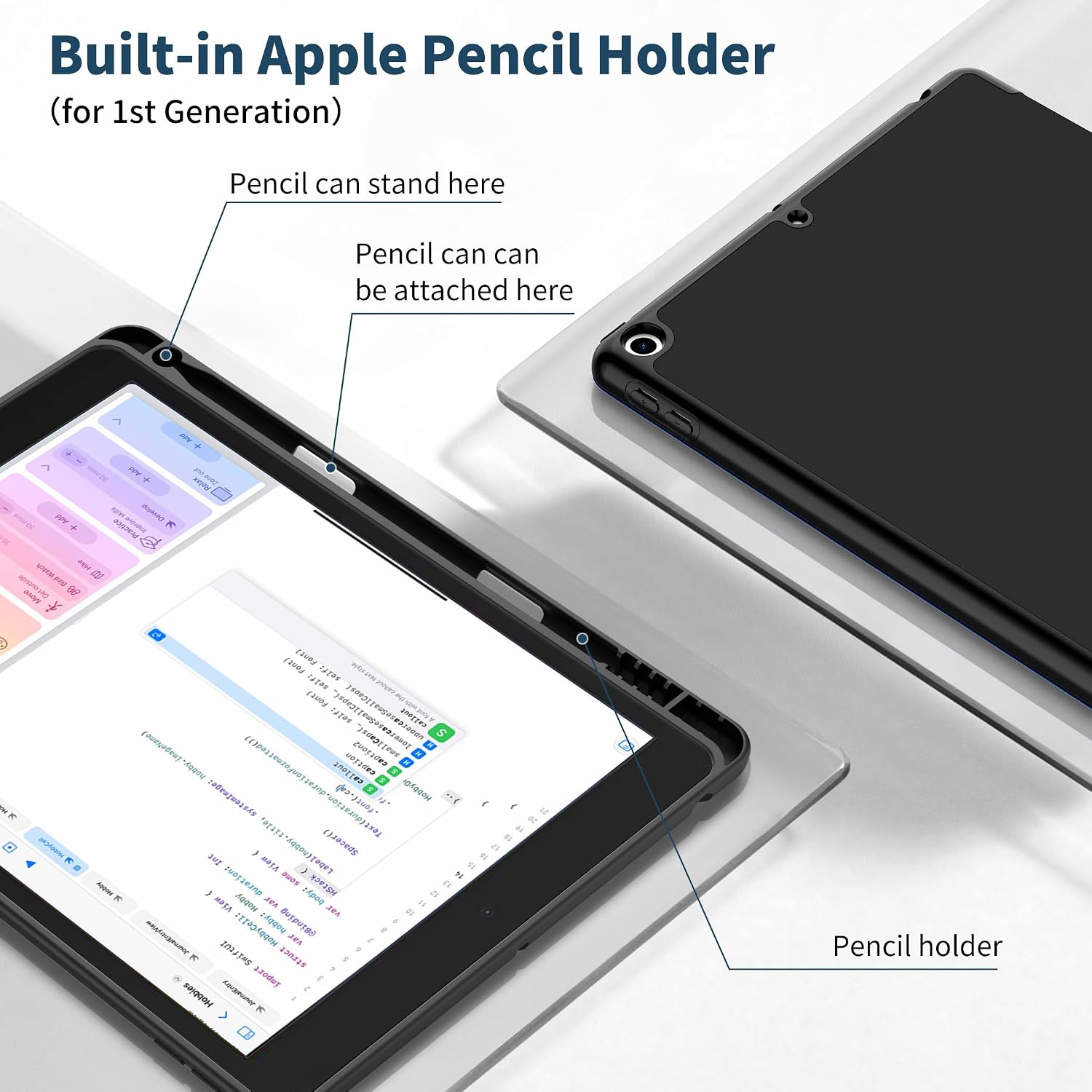 Thumbnail 2 de CACOE Hülle für iPad 10,2" (7.–9. Gen) TPU-Schutzhülle