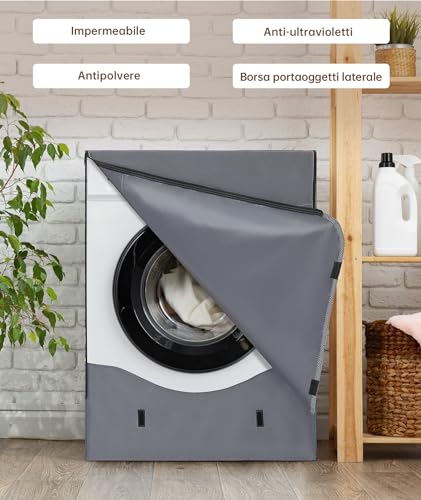 Thumbnail 6 de HAUSPROFI Copertura Lavatrice Esterno 420D – Protezione impermeabile per lavatrici e asciugatrici
