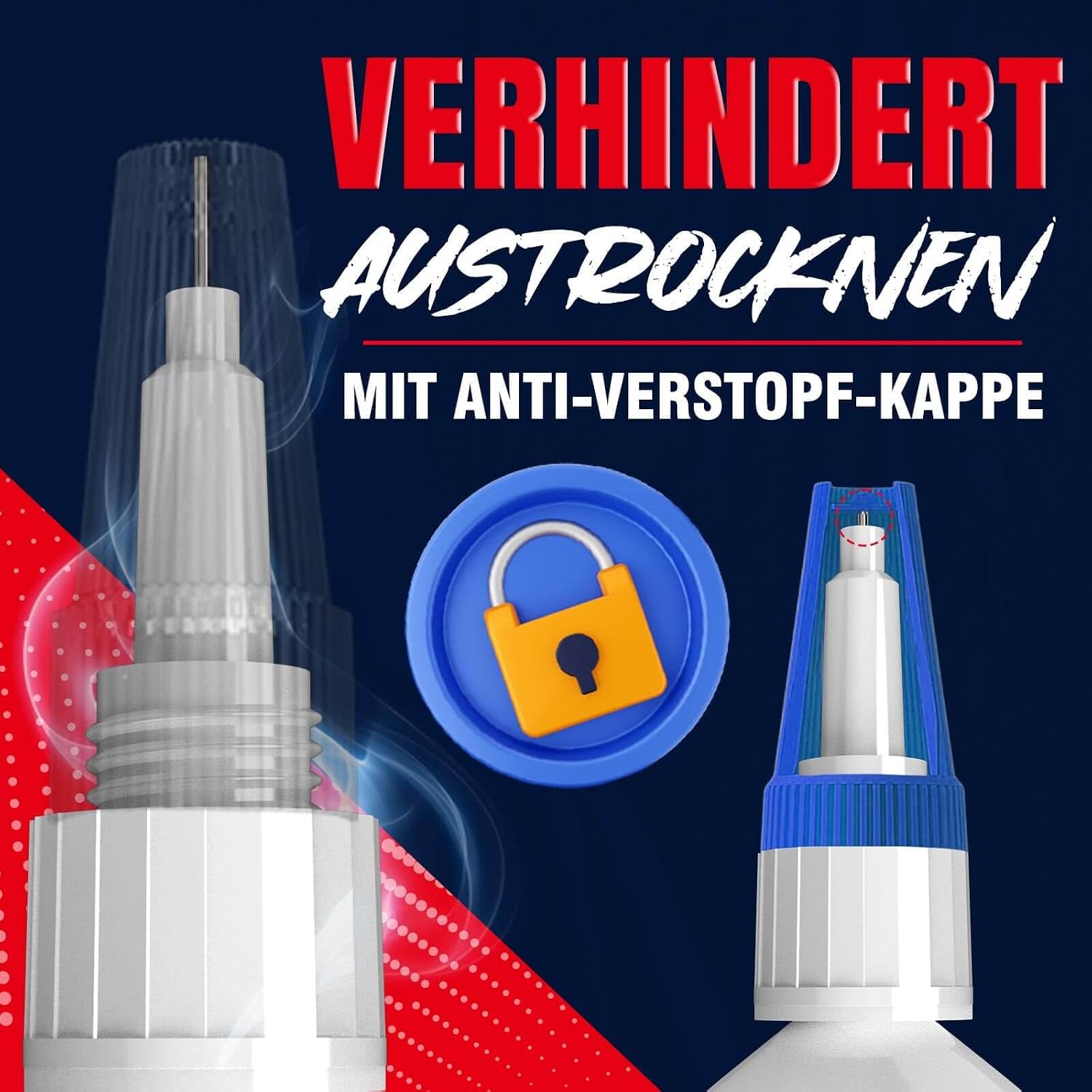 Thumbnail 5 de ALECPEA Silikonkleber transparent wasserfest – 30 g, 3 Röhrchen, schnelle Haftung