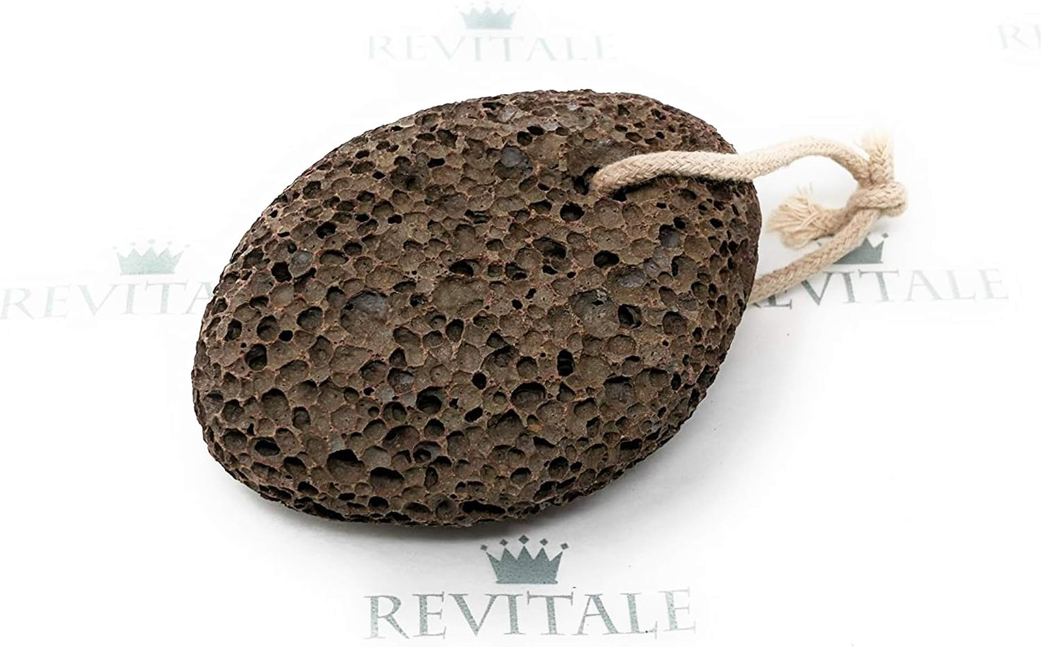 Detalle de Revitale Natural Volcanic Lava Pumice Foot Stone Pedicure Scrubber & Hard Skin Remover (2 Pack)