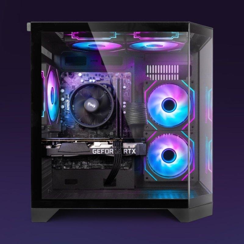 Detalle de Vibox V-502: PC Sobremesa con Ryzen 5 5500, RTX 5060 y 16 GB/1 TB SSD