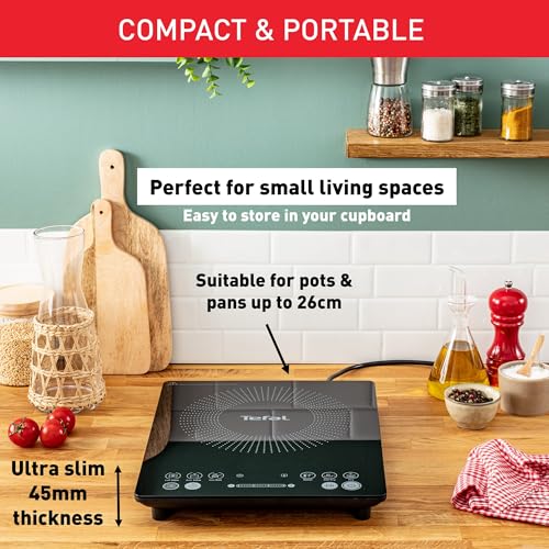 Thumbnail 3 de Tefal Slim Portable Induction Hob, 2100W – Compact, 6 Functions, Black