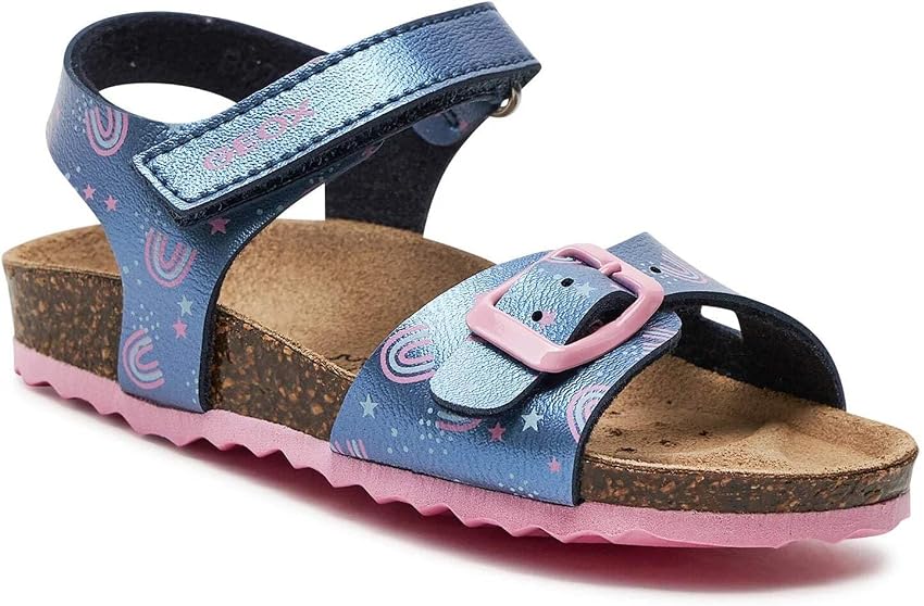 Detalle 2 de Geox B SANDAL CHALKI GIRL sandalia blanca 👡