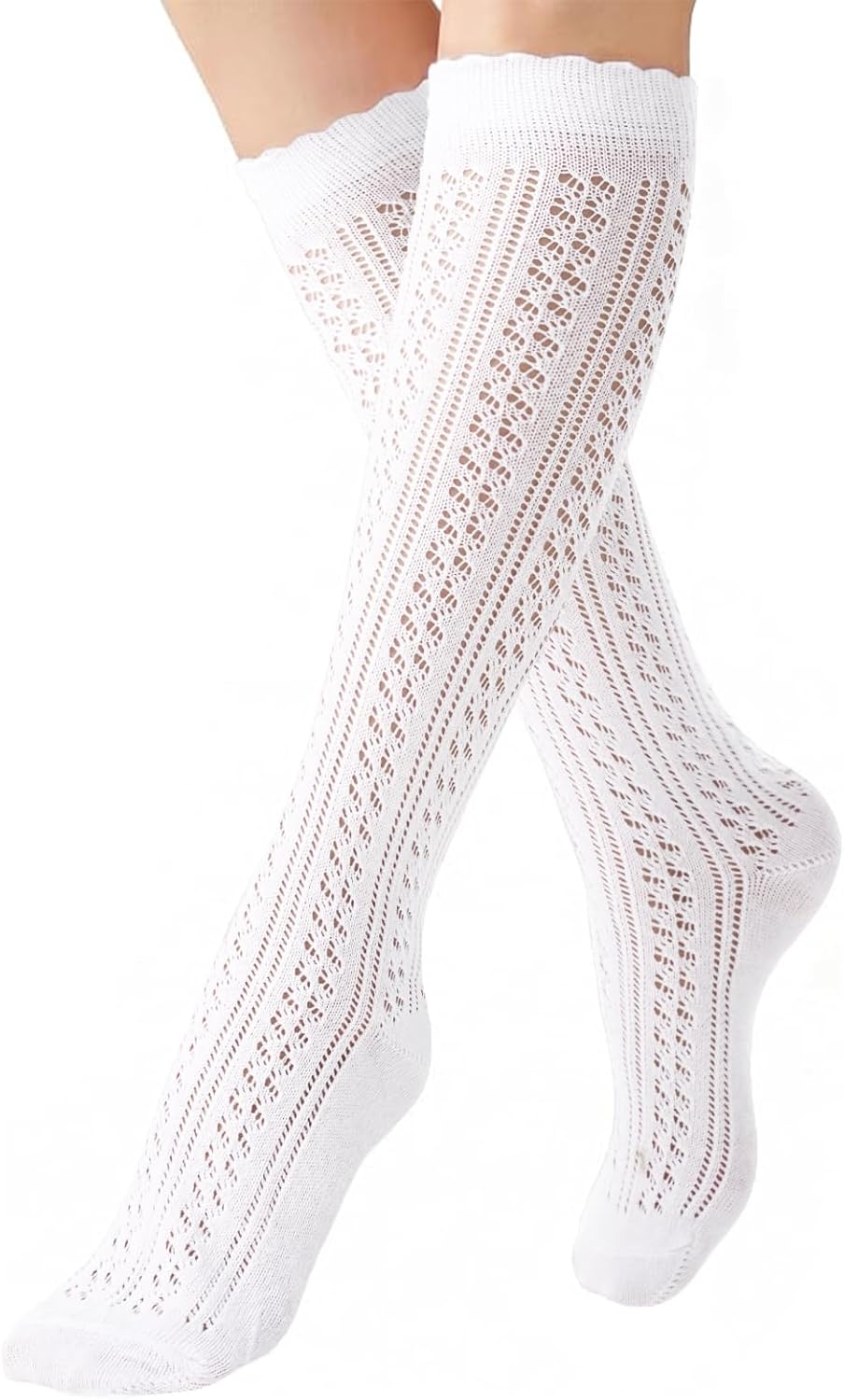 Detalle de EconioSocken dirndlsokken voor dames, 80% katoen, EU 35–42