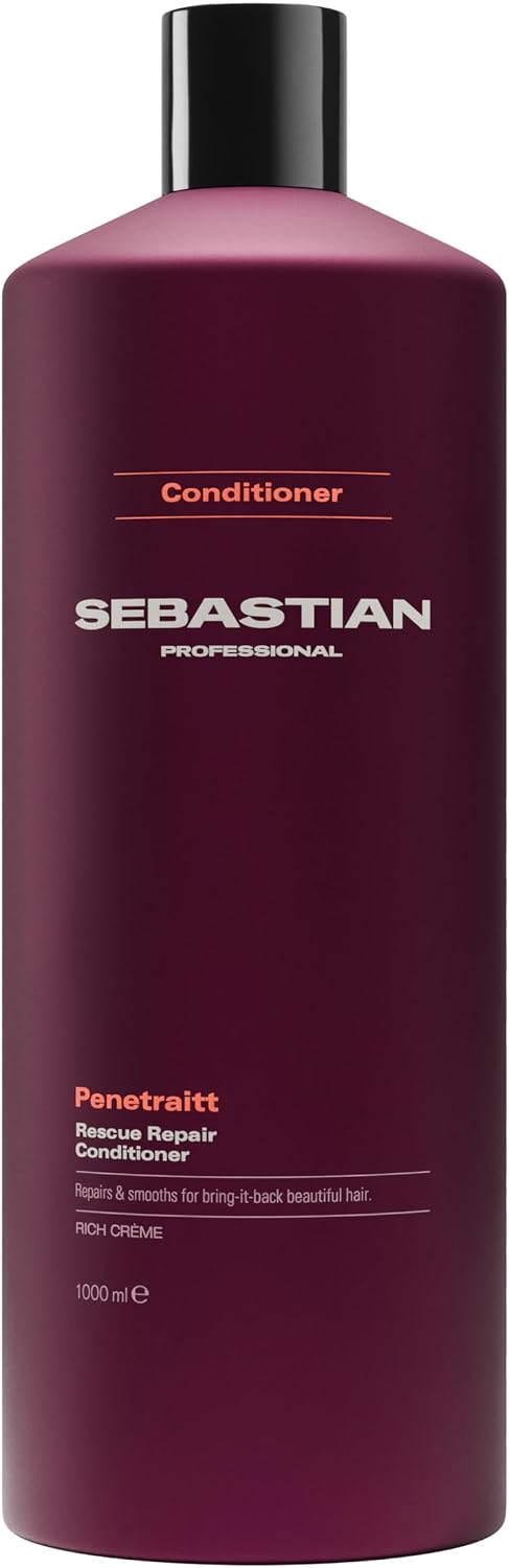 Detalle de Sebastian Professional Penetraitt Rescue Repair Conditioner – Deep Conditioner for Damaged Hair (1000ml)