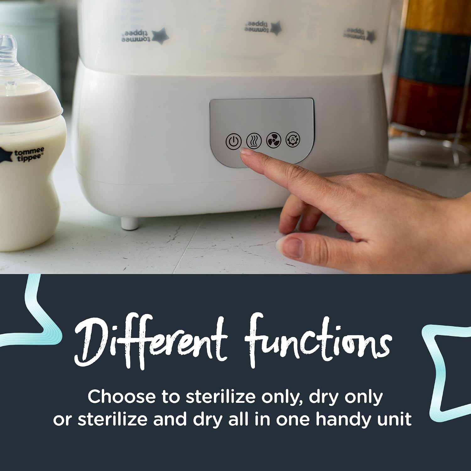 Detalle 2 de Tommee Tippee Electric Steam Sterilizer for Six Bottles