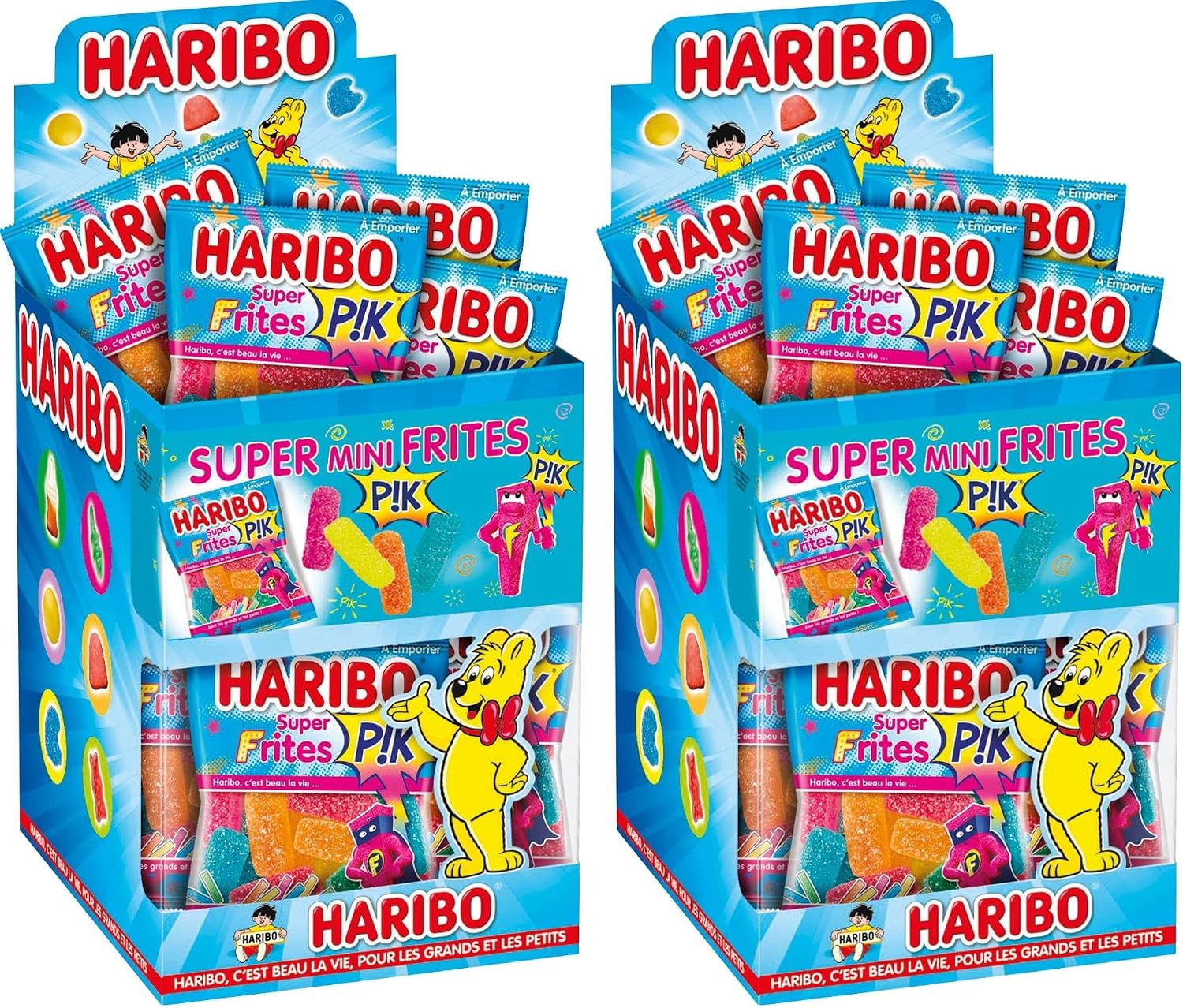 Detalle de HARIBO World Mix – Assortiment de bonbons gélifiés sans colorants artificiels, boîte 900 g