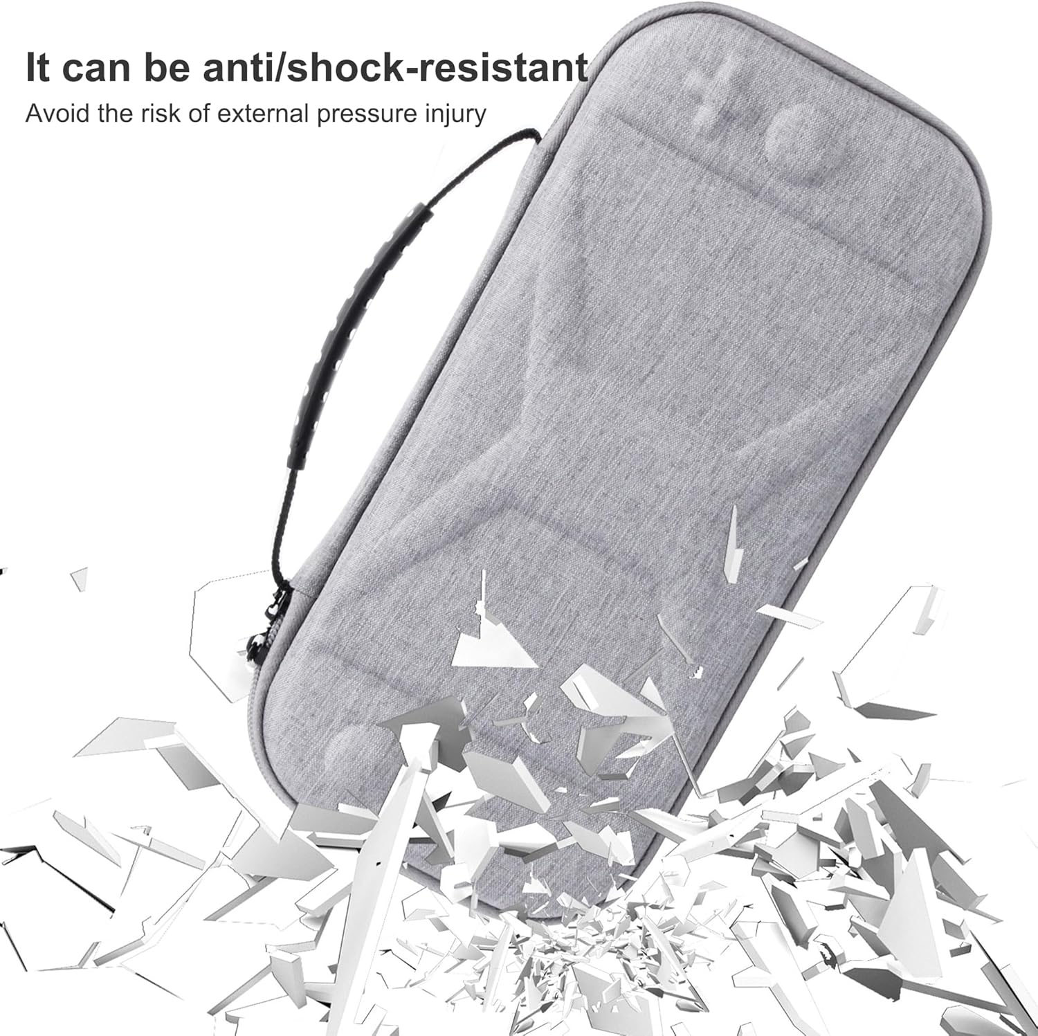 Detalle 2 de Lemxiee Tasche für Nintendo Switch 2 – harte Tragetasche mit Schutzfolien (2 Stück)