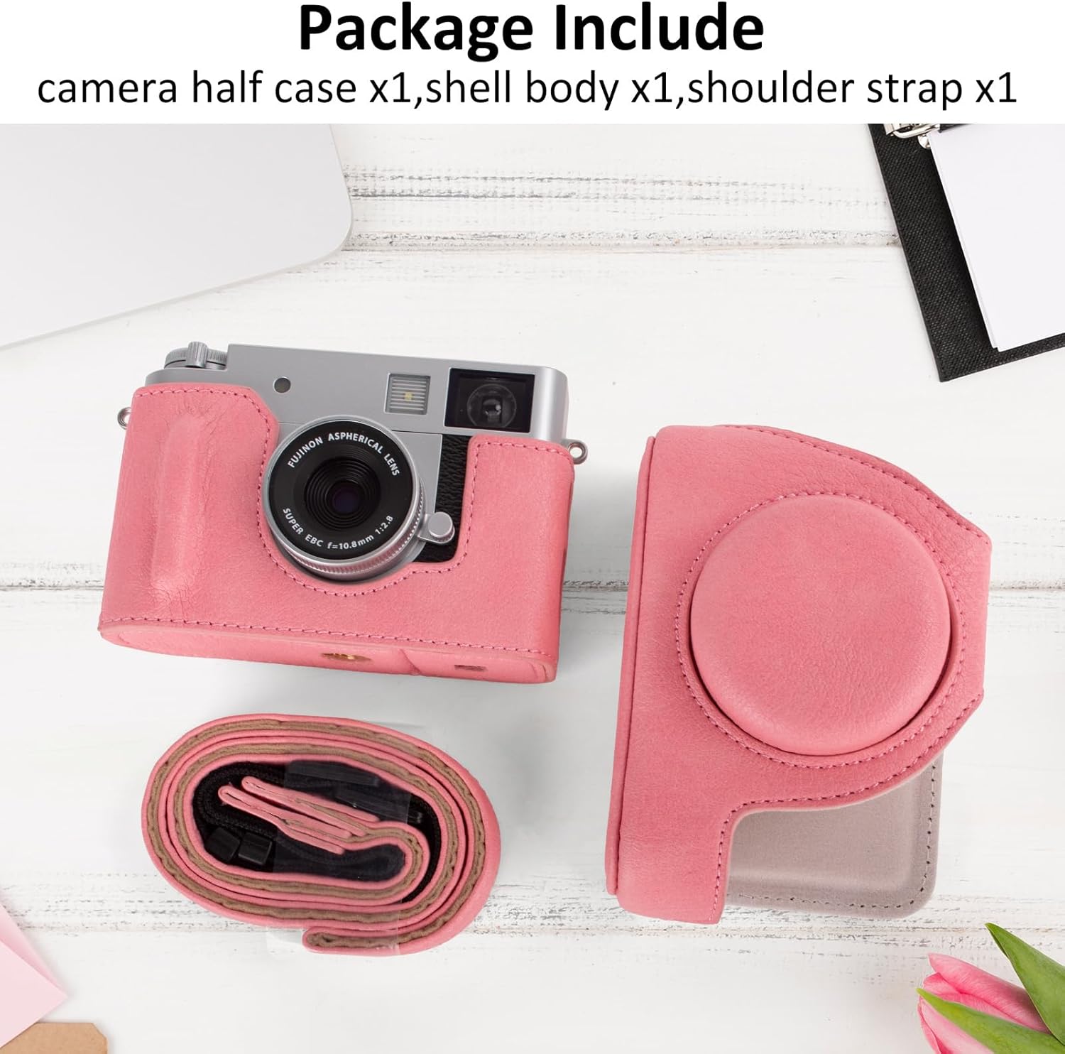 Thumbnail 4 de Rieibi x-Half/X-HF1 Case PU Leather Camera Case for Fujifilm X-Half mirrorless cameras